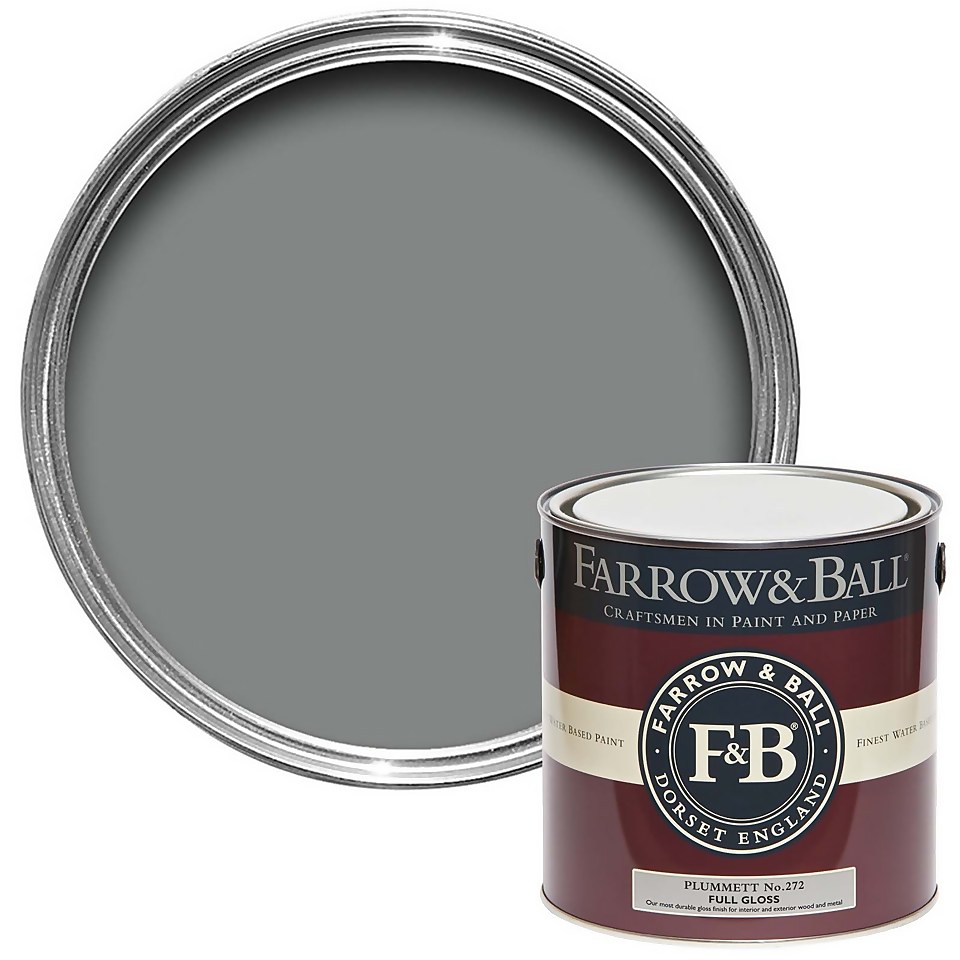 Farrow & Ball Full Gloss Paint Plummett No.272 - 2.5L