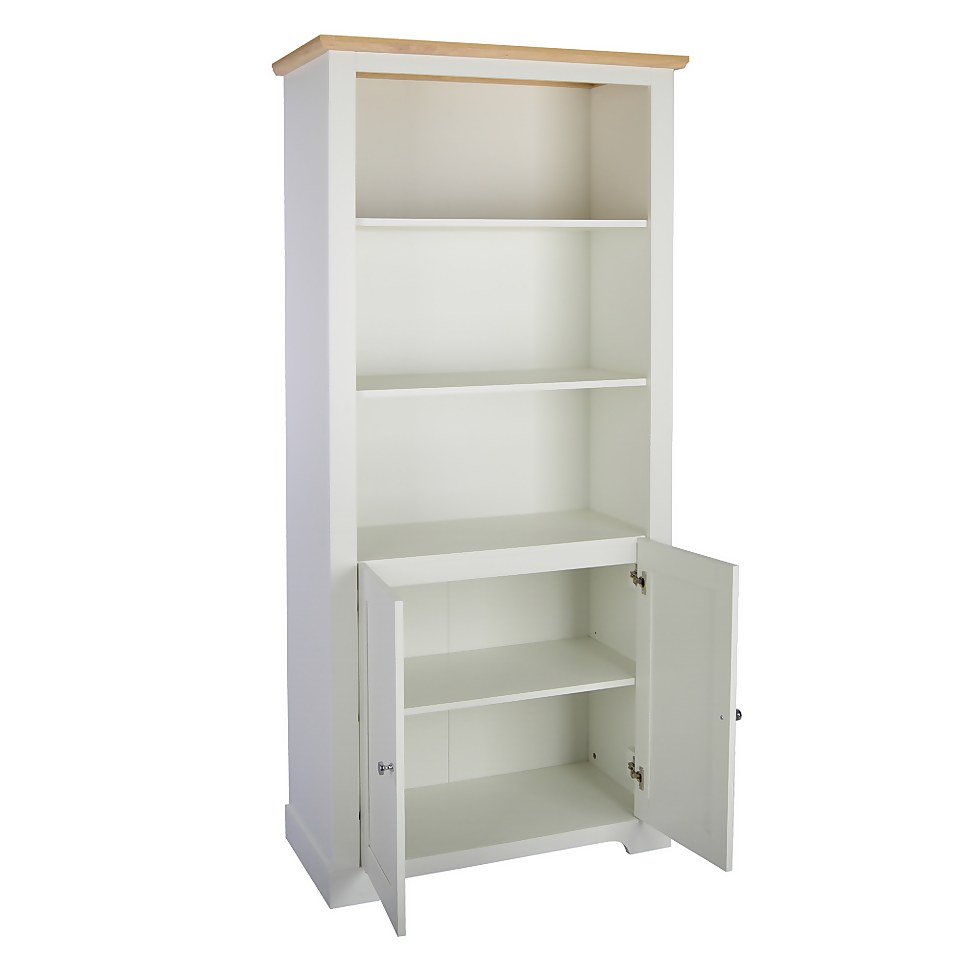Diva Storage Bookcase - Ivory