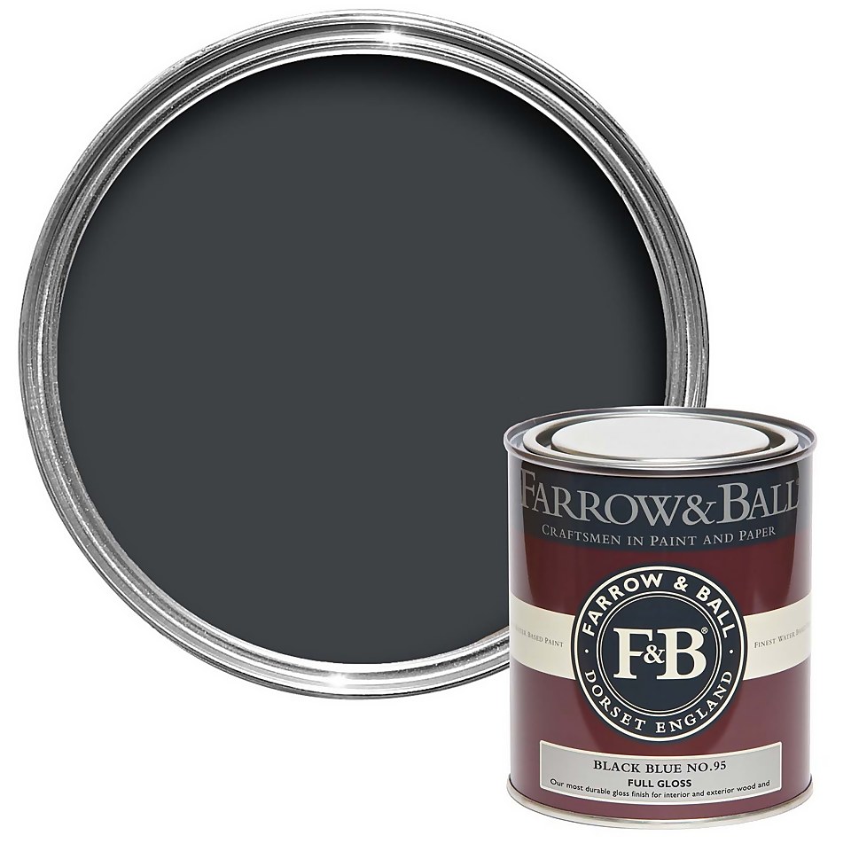 Farrow & Ball Full Gloss Archive Collection: Black Blue - 750ml