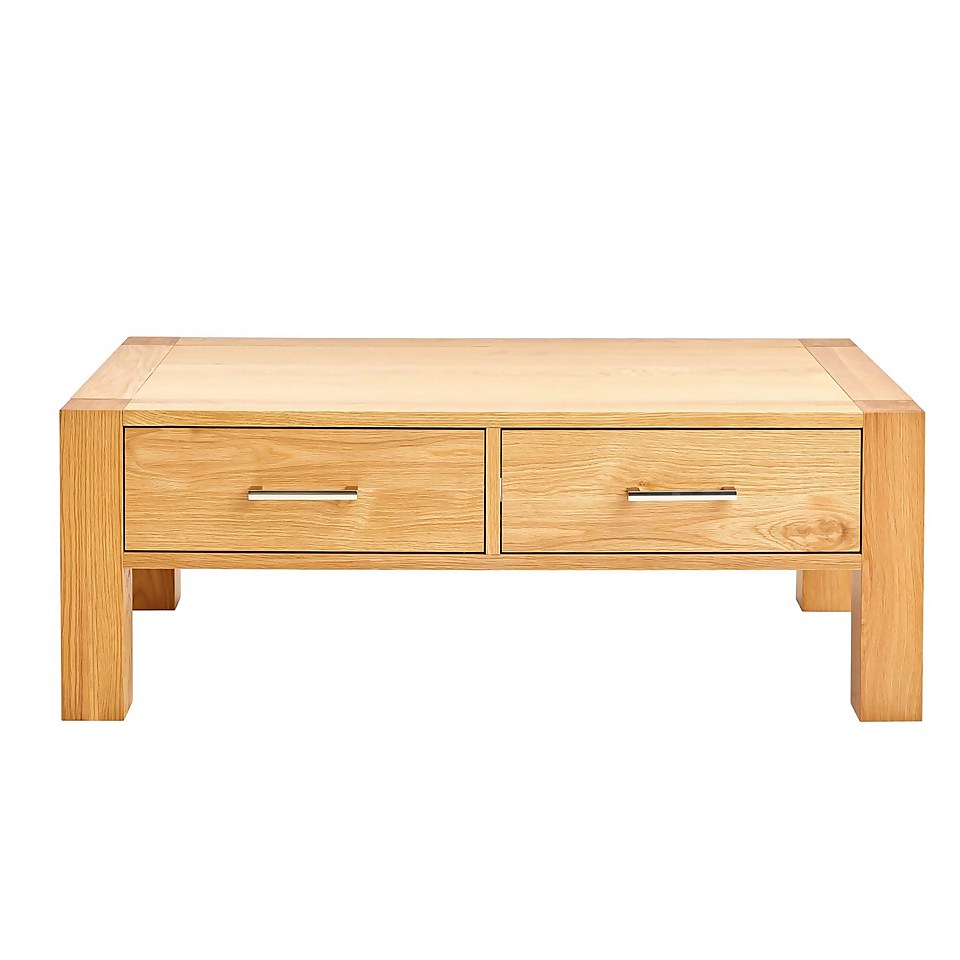 Turin Coffee Table with Drawers