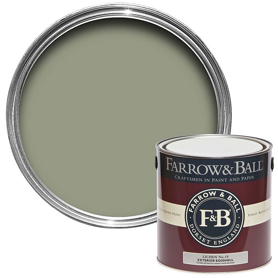 Farrow & Ball Exterior Eggshell Lichen No.19 - 2.5L