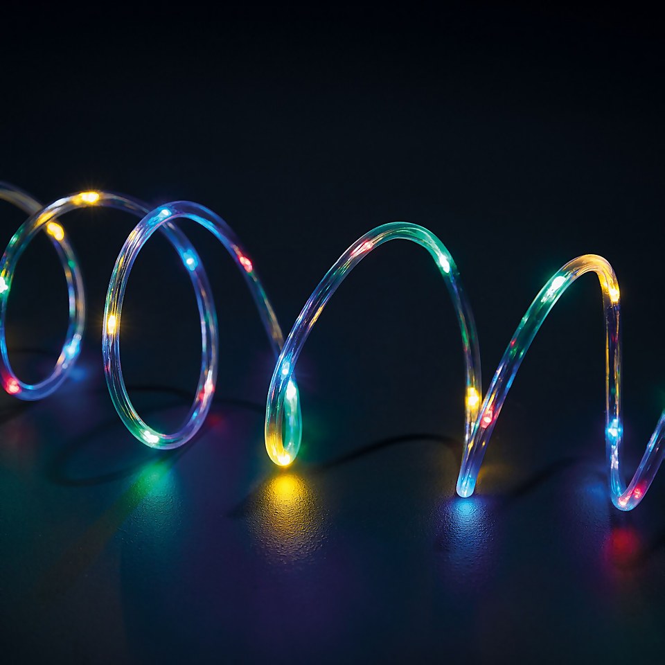 Tube Rope Outdoor Christmas Light Multicolour 10m