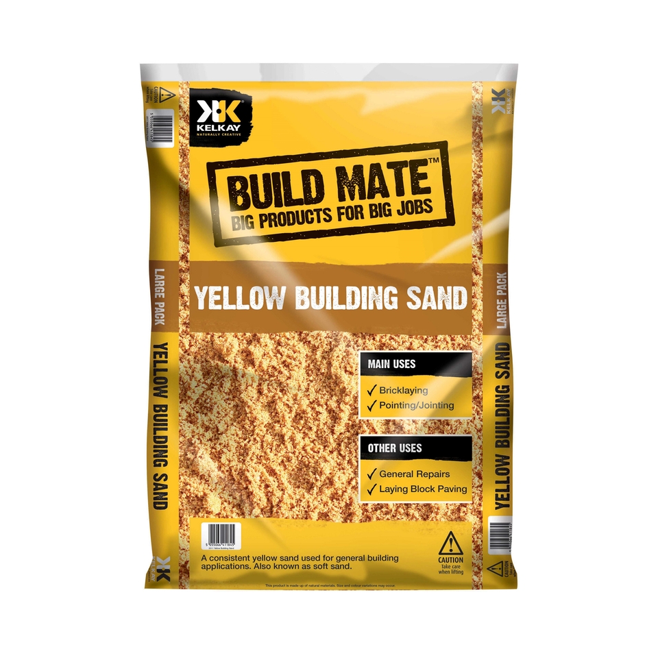 Build Mate Yellow Building Sand Large Pack - 18kg