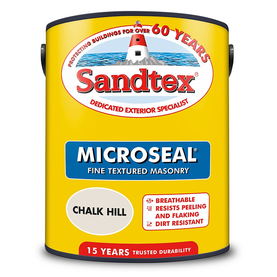 Sandtex Textured Masonry Paint Chalk Hill - 5L