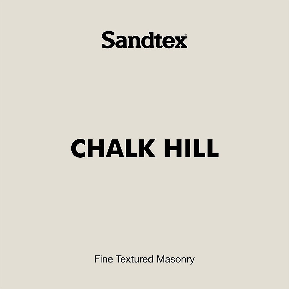 Sandtex Textured Masonry Paint Chalk Hill - 5L