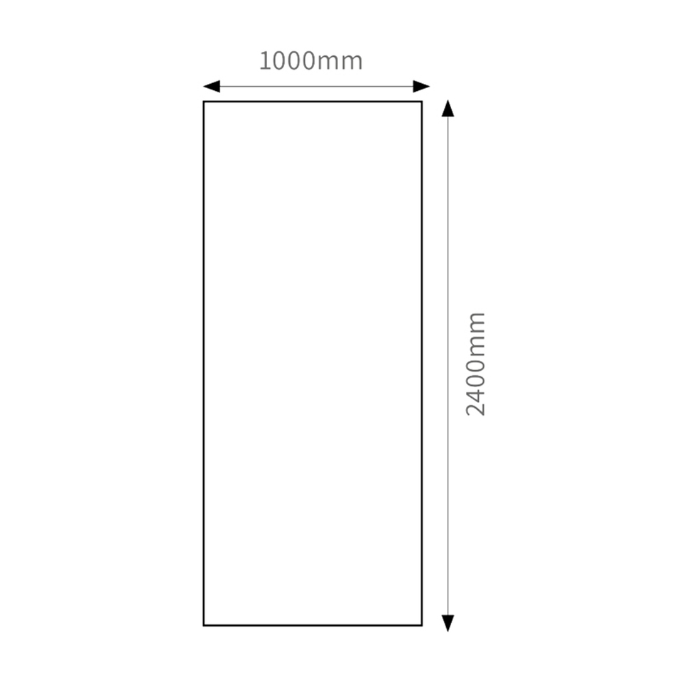 PVC Panel 2400x1000x10mm - Travertine Beige
