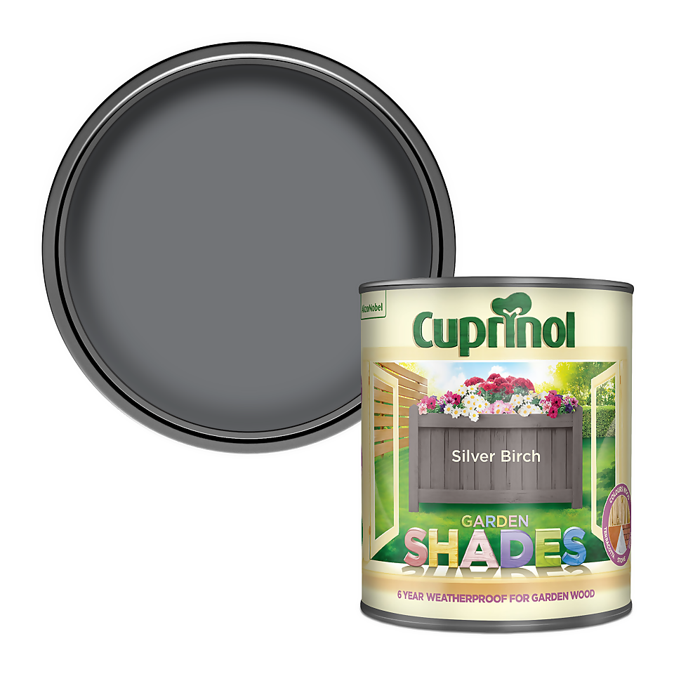 Cuprinol Garden Shades Paint Silver Birch - 1L