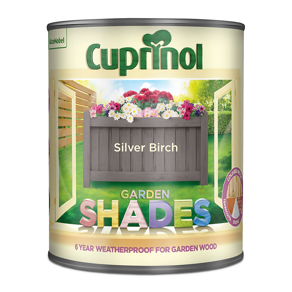 Cuprinol Garden Shades Paint Silver Birch - 1L