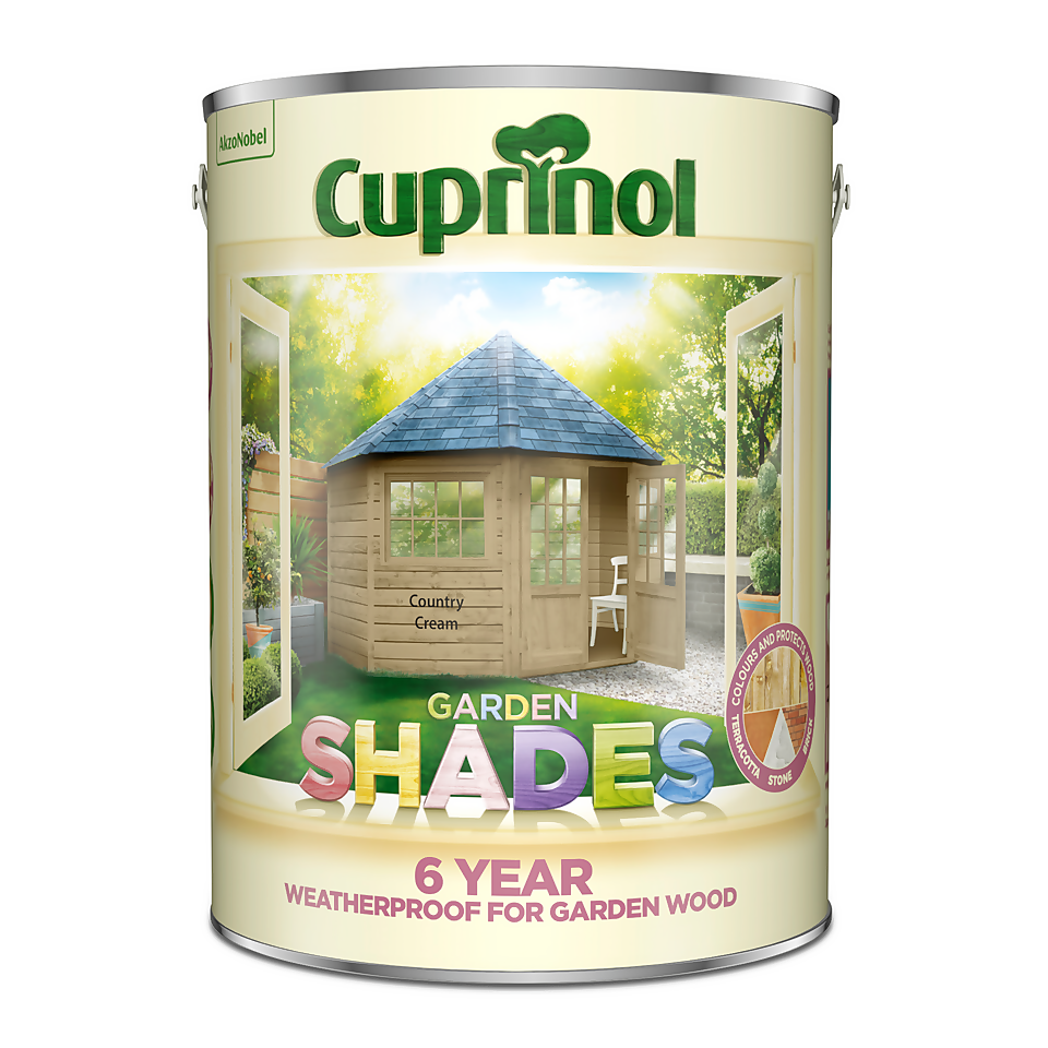 Cuprinol Garden Shades Paint Country Cream - 5L