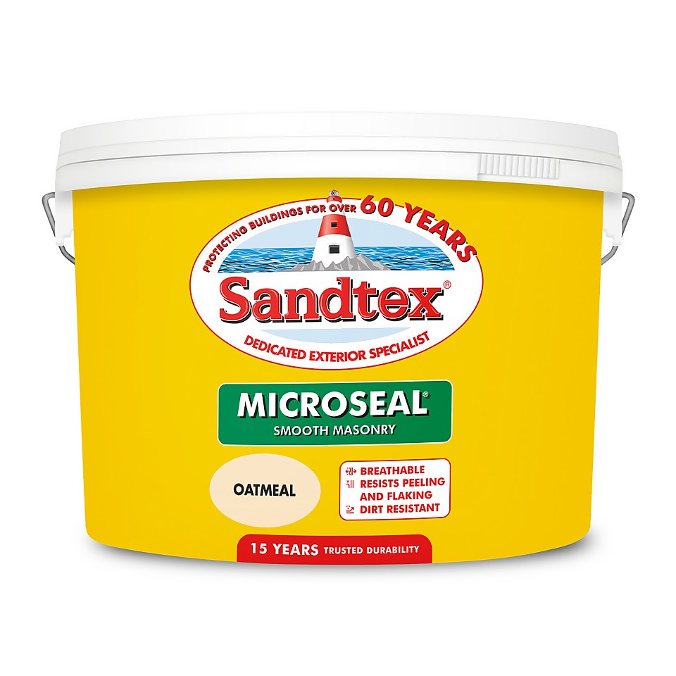 Sandtex Ultra Smooth Masonry Paint Oatmeal - 10L