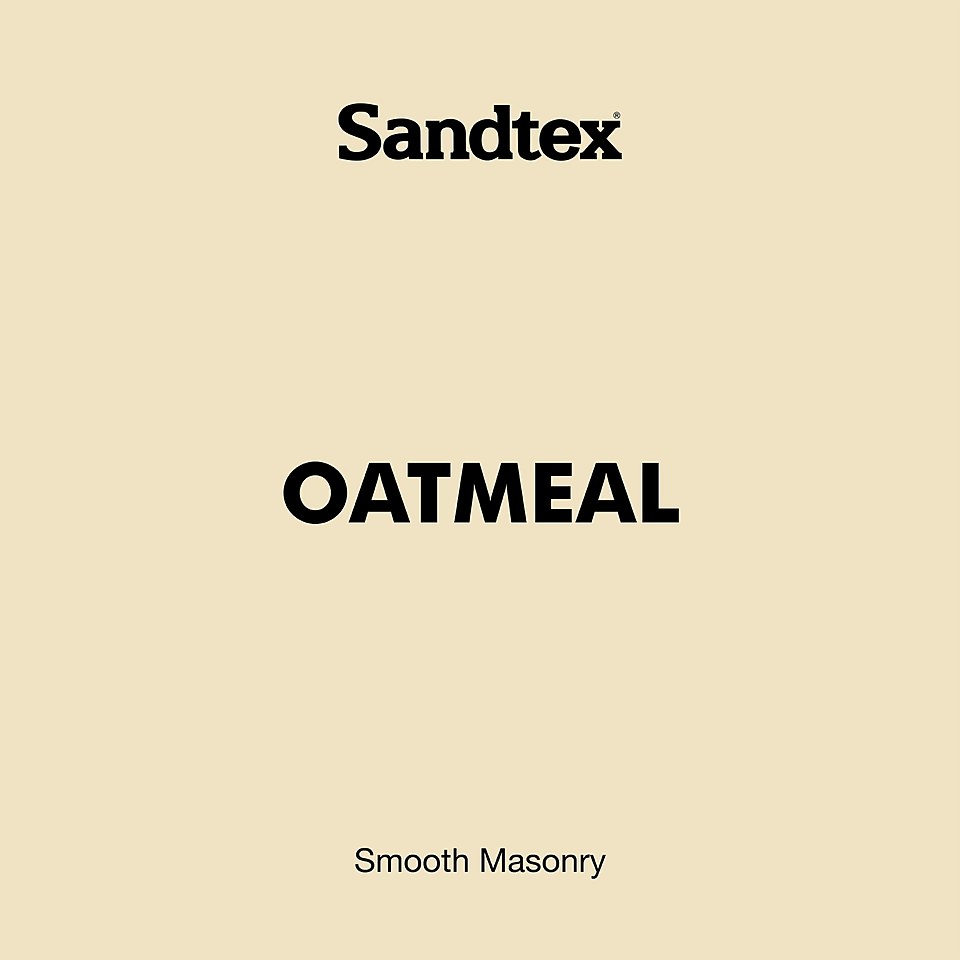 Sandtex Ultra Smooth Masonry Paint Oatmeal - 10L