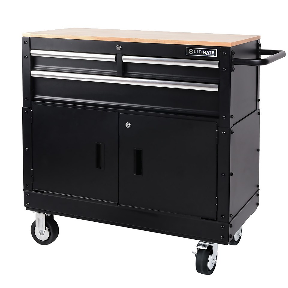 36 Mobile Workbench With Tool Storage