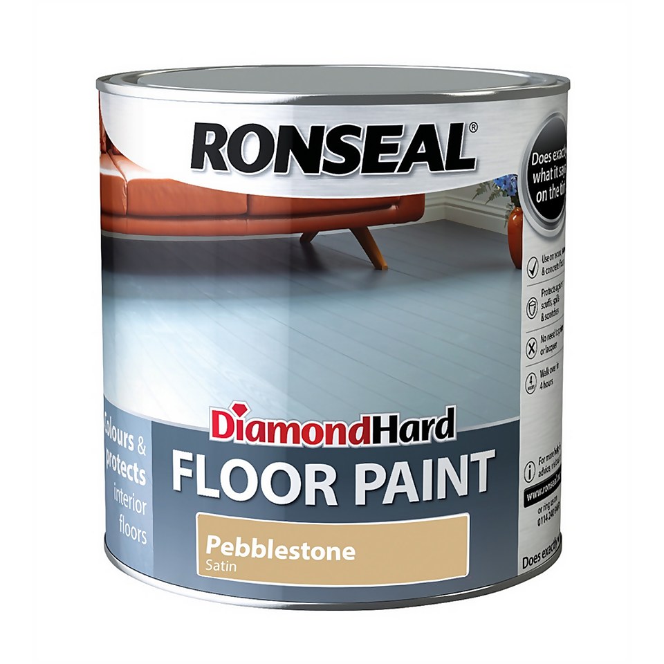 Ronseal Diamond Hard Pebblestone - Floor Paint - 2.5L