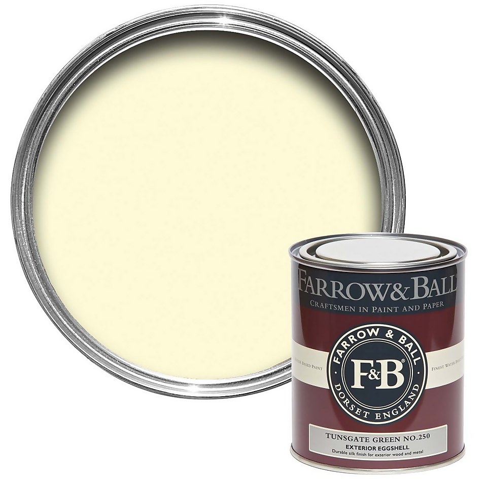 Farrow & Ball Exterior Eggshell Paint Archive Collection: Tunsgate Green - 750ml