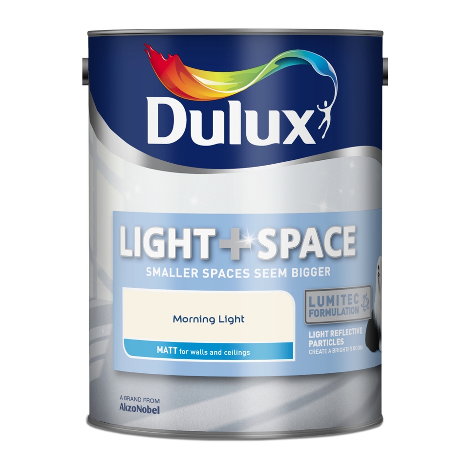 Dulux Light & Space Matt Emulsion Paint Morning Light - 5L