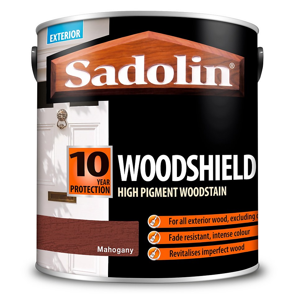 Sadolin Woodshield Woodstain Mahogany - 2.5L