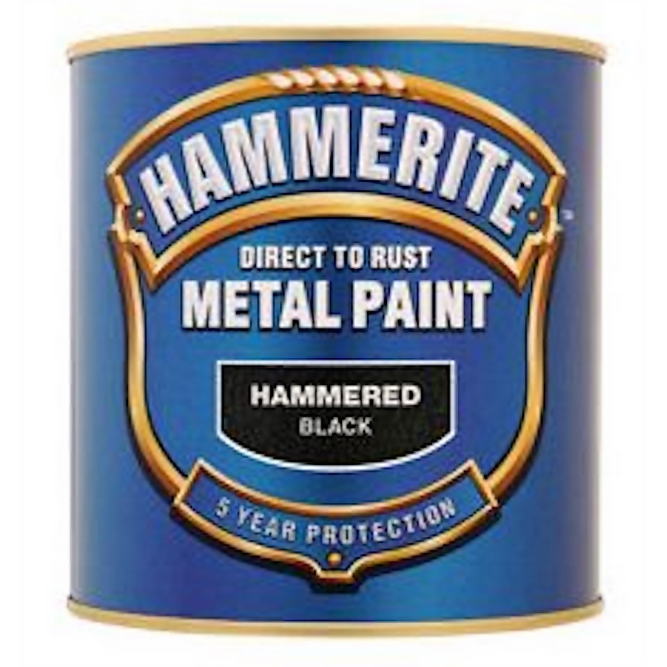 Hammerite Silver Grey - Hammered Exterior Metal Paint - 250ml