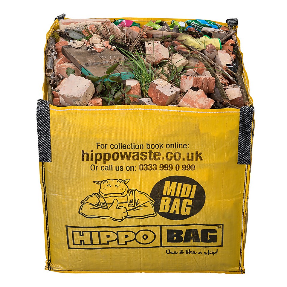 HIPPO MIDIBAG 1 cubic yard 90cm x 90cm x 90cm