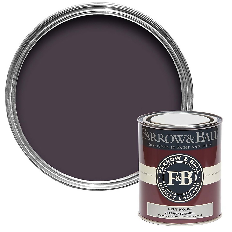 Farrow & Ball Exterior Eggshell Paint Pelt No.254 - 750ml