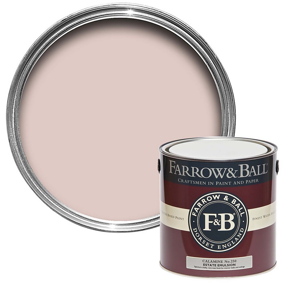 Farrow & Ball Estate Matt Emulsion Paint Calamine No.230 - 2.5L