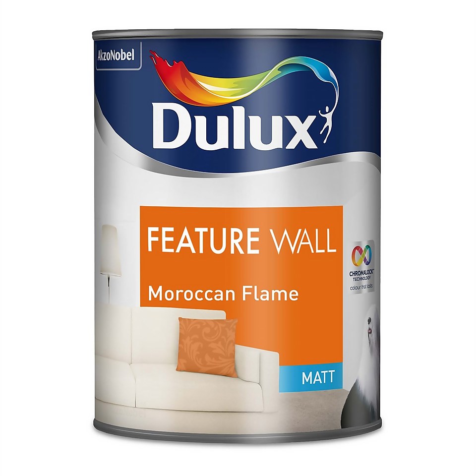 Dulux Feature Wall Moroccan Flame - Matt Paint - 1.25L