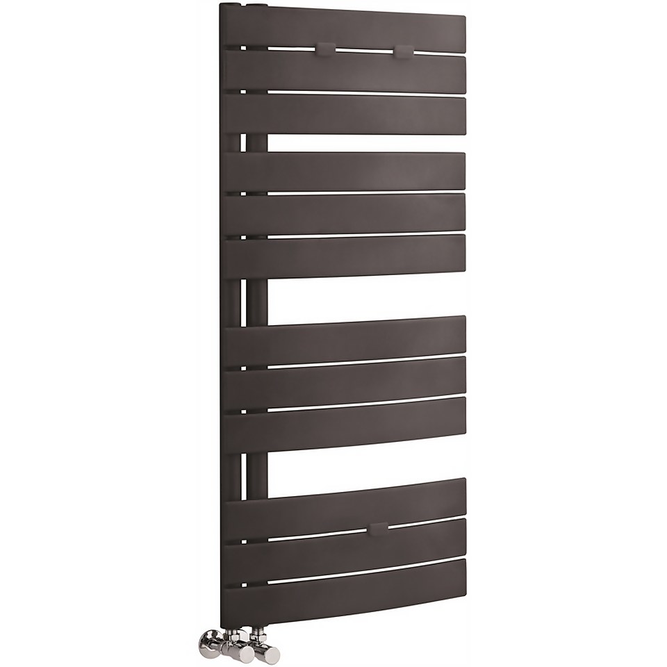 Balterley Curved Towel Rail - 1080 x 550mm - Anthracite