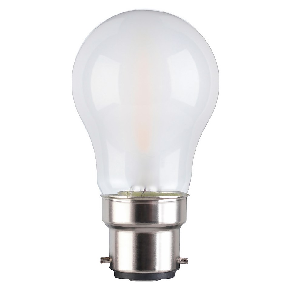 TCP LED Filament Frosted Mini Globe 4W B22 Light Bulb