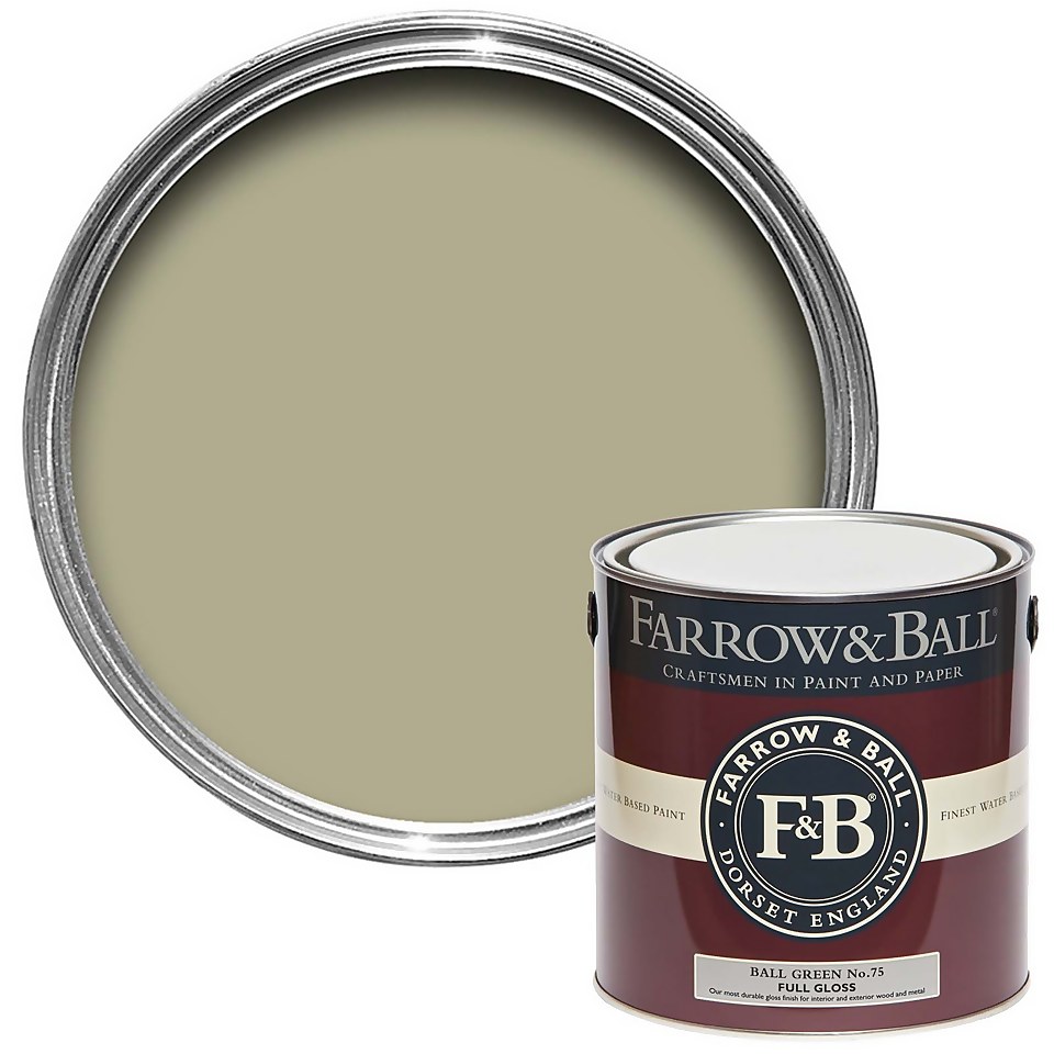 Farrow & Ball Full Gloss Ball Green No.75 - 2.5L