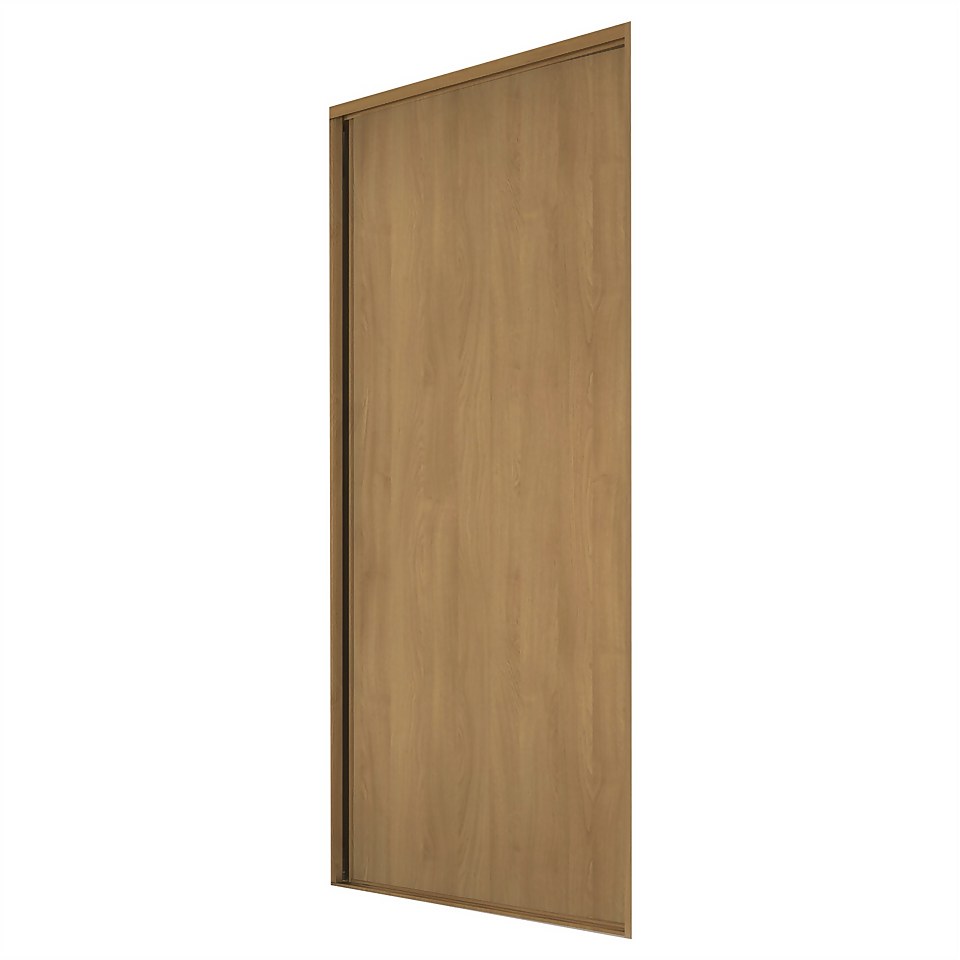 Classic Sliding Wardrobe Door Oak Panel Oak Frame (W)610mm