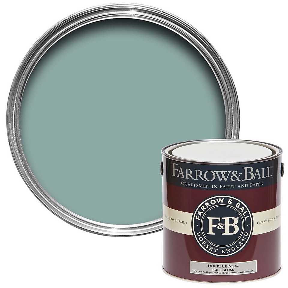 Farrow & Ball Full Gloss Dix Blue No.82 - 2.5L