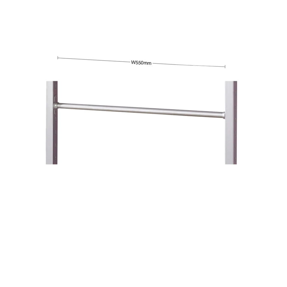 Aura Wardrobe Storage Aura Fixed Length Hanger Bar (W)550mm