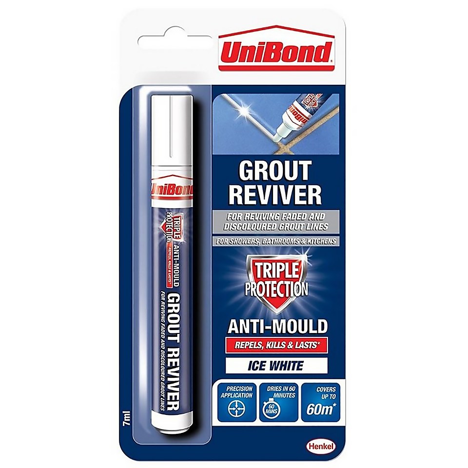 UniBond Anti Mould Grout Pen White - 7ml