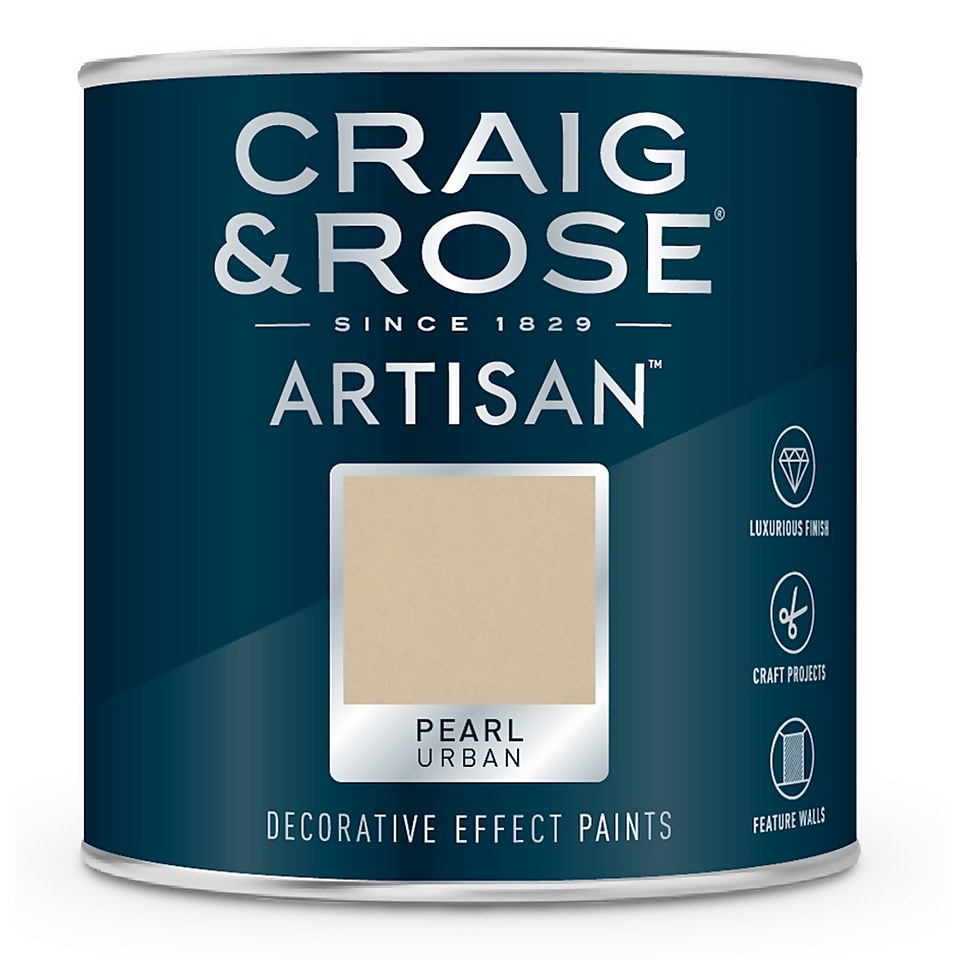 Craig & Rose Artisan Pearl Effect Paint - Urban Pearl - 250ml