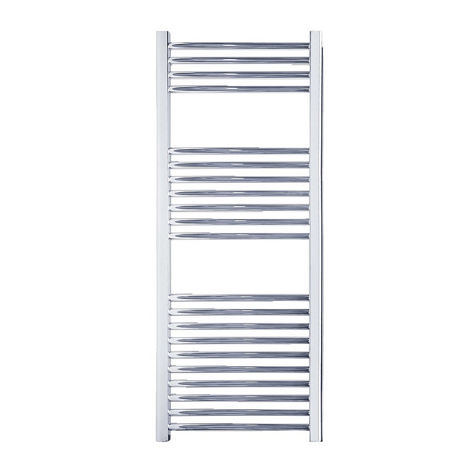 Electric Curved Towel Radiator with 300W Standard Element 500 x 1200mm - Chrome