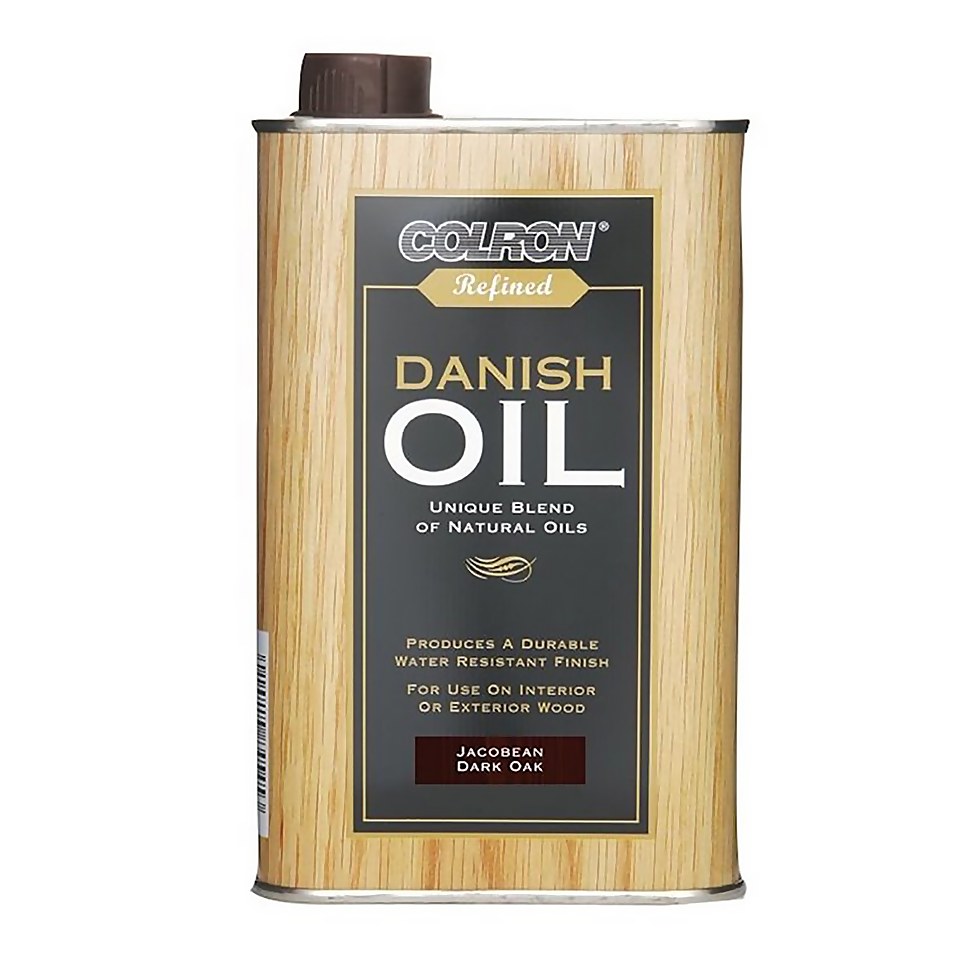 Colron Refined Danish Oil Jacobean Dark Oak - 500ml