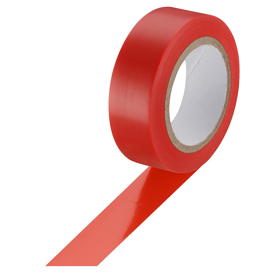 Masterplug Insulation Tape 10m Red