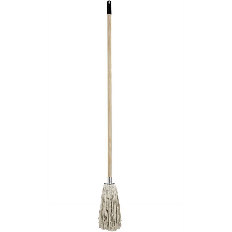 Cotton Mop with Wooden Handle
