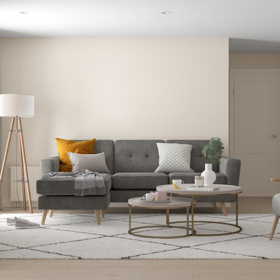 Dulux Silk Emulsion Paint Almond White 5L Homebase