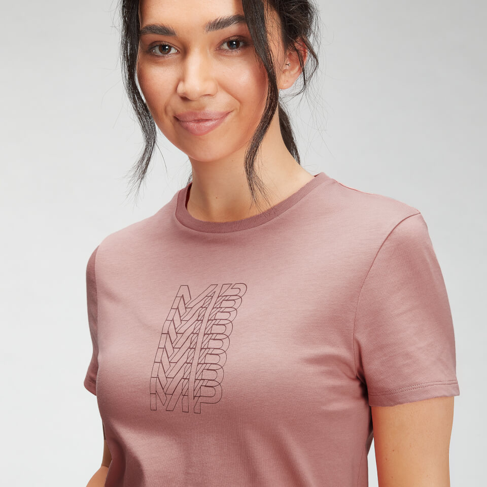 MP Women's Repeat MP T-Shirt - Dust Pink