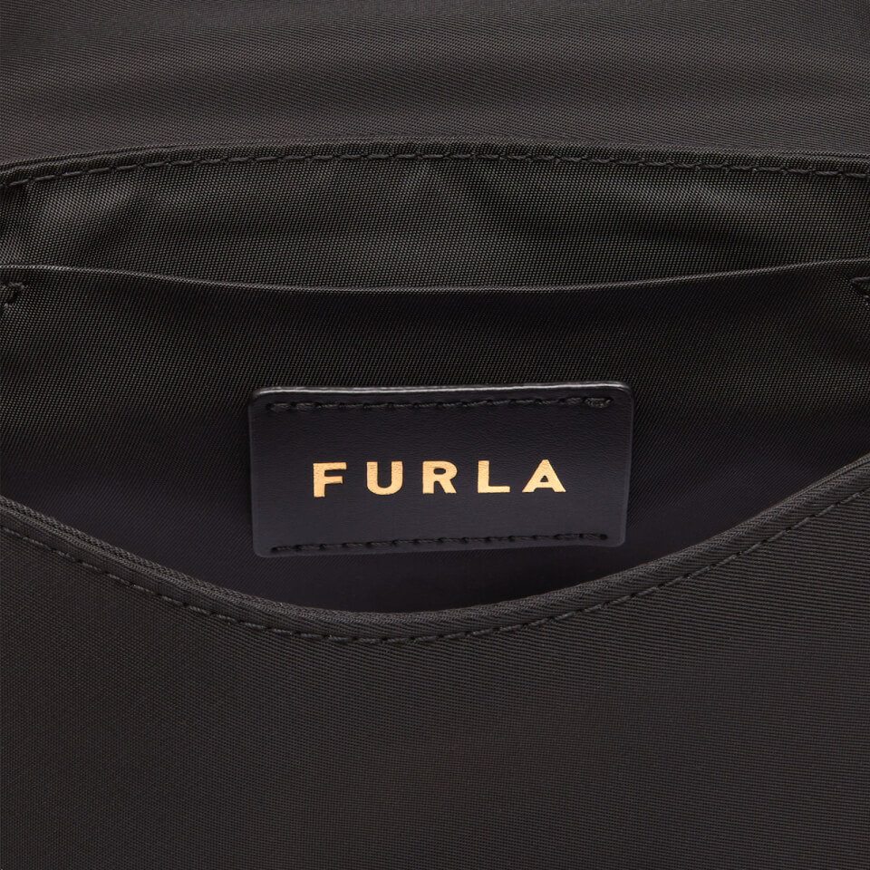 Furla Women's Metropolis Mini Cross Body Bag Round - Nero/Ruby