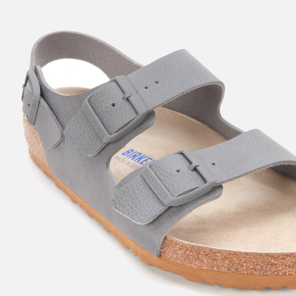 Birkenstock Men s Milano Double Strap Sandals Desert Soil Grey EU 40 UK 7 Allsole