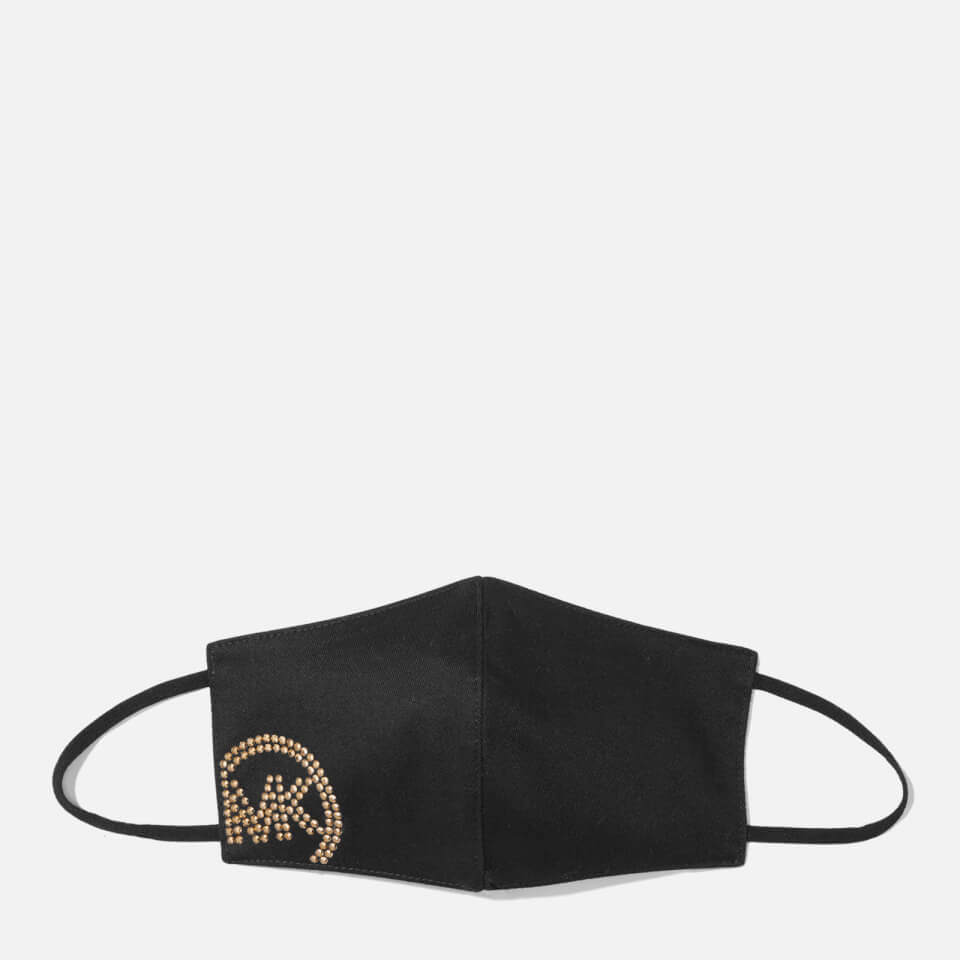 MICHAEL Michael Kors Women's Rhinestud Mk Mask - Black/Gold