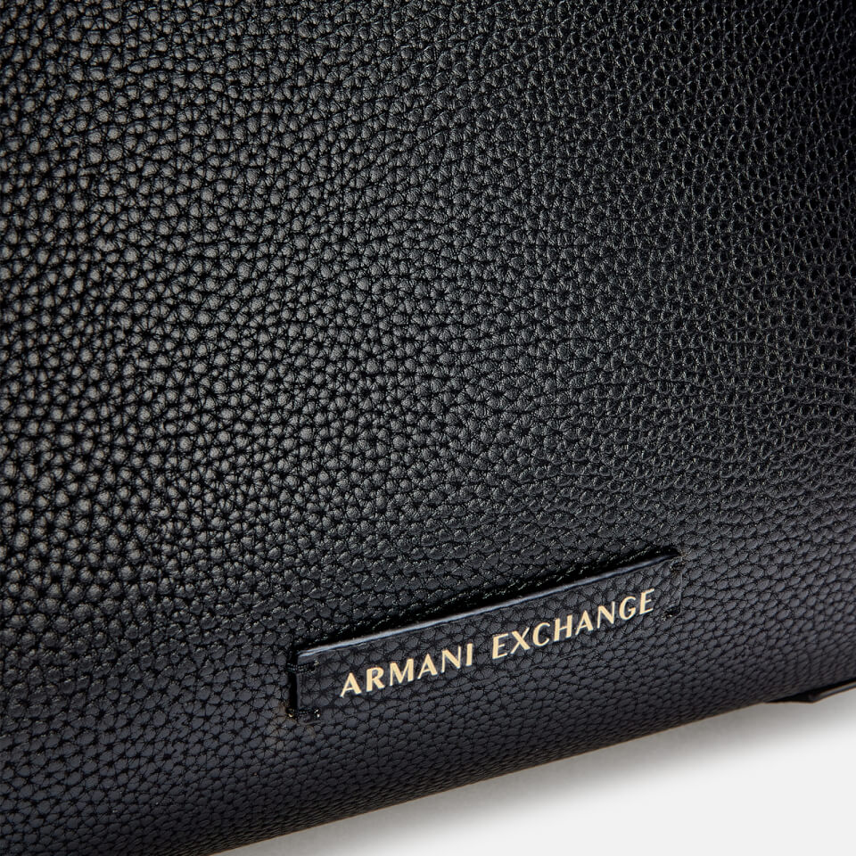 Armani Exchange Women's Angie Reversible Tote Bag - Black/Gold