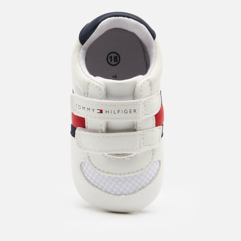 Tommy Hilfiger Babies' Velcro Shoe - White/Blue