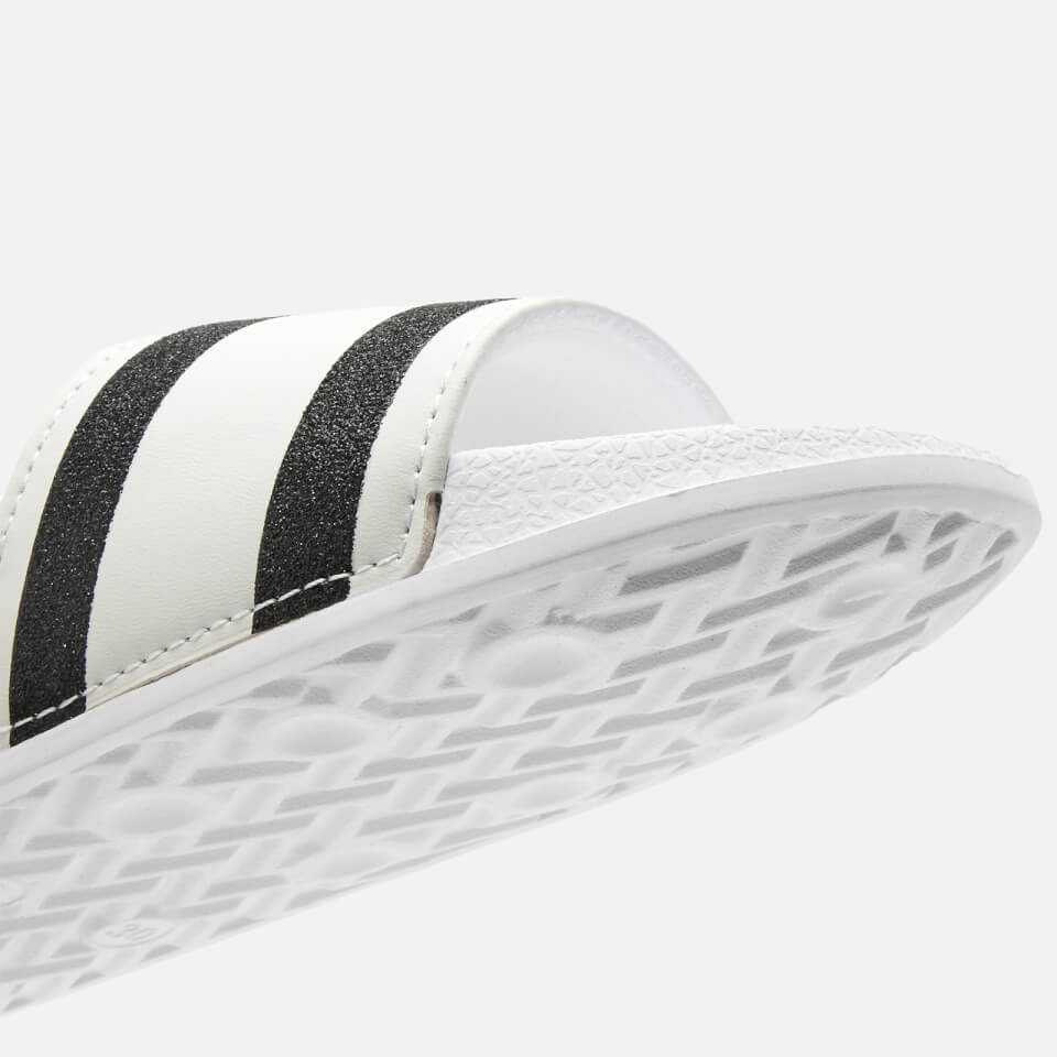 Tommy Hilfiger Kids' Flag Print Pool Sliders - White