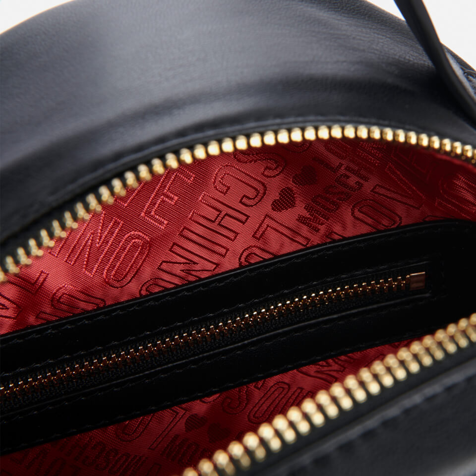 Love Moschino Women's Heart Quilt Backpack - Black