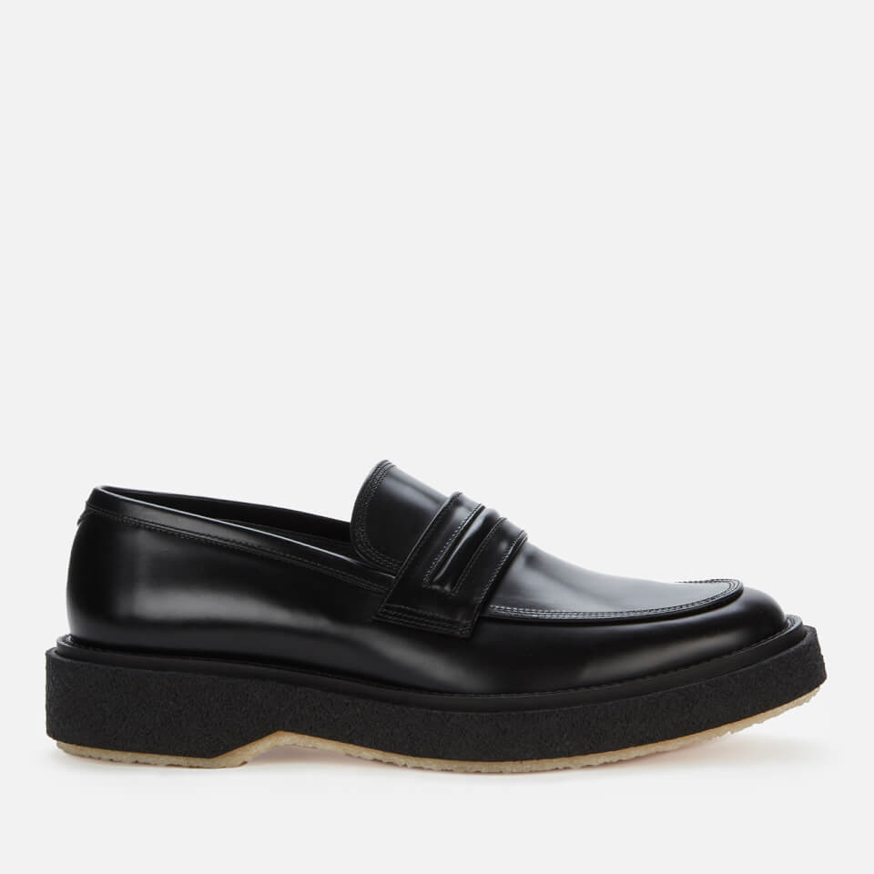 Adieu Men's Type 147 Leather Loafers - Black - UK 7 | Coggles