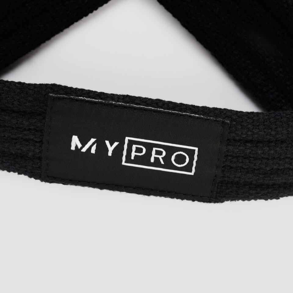 MYPRO Figure of 8 Lifting Straps - Black