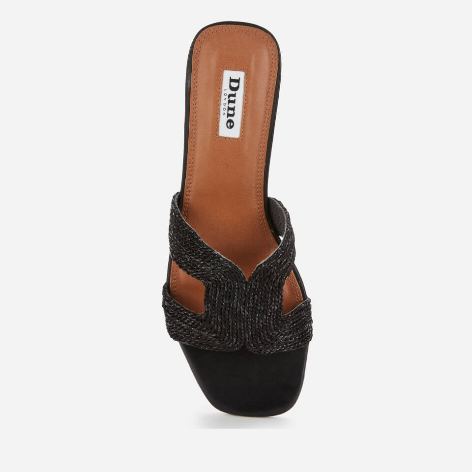 Dune black loupe hotsell sandals