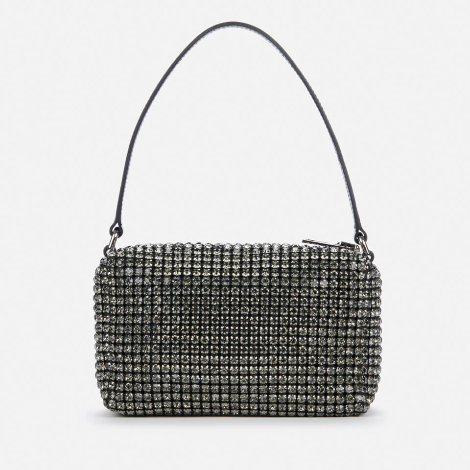 Alexander Wang Women s Wangloc Medium Crystal Pouch Crystal Black Coggles
